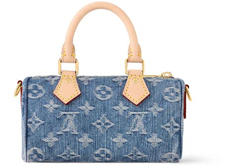 louis vuitton nano speedy dupe|louis vuitton denim neo speedy.